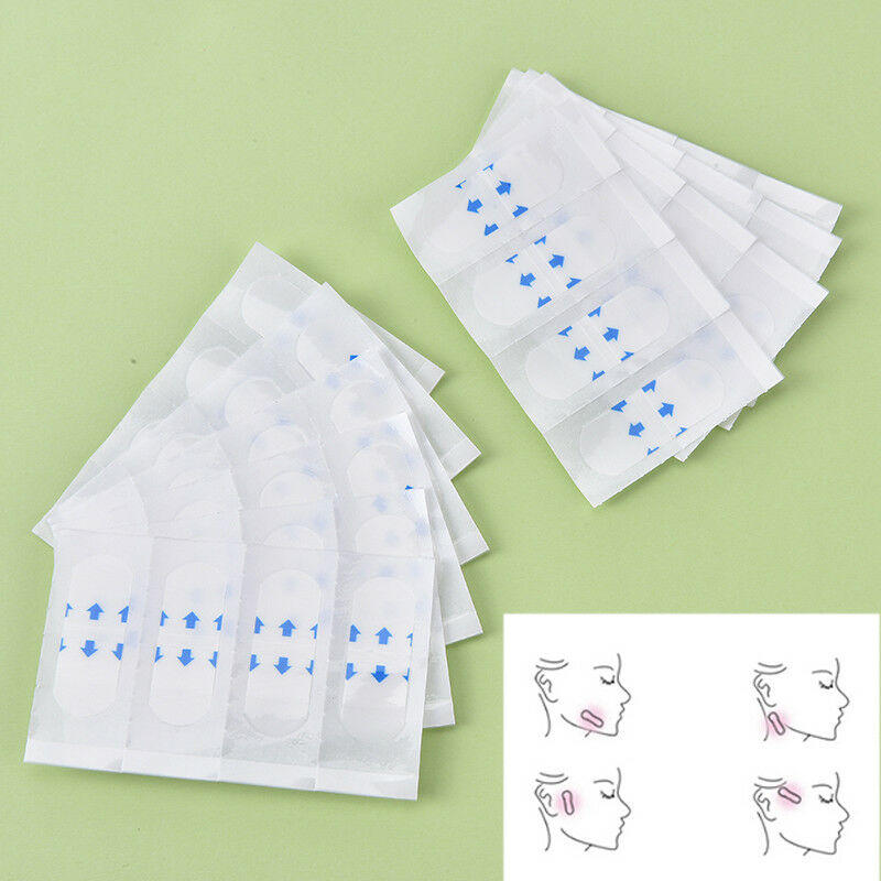 40pcs v shape face lift up fast work maker chin adhesive tape face lift tool  Kw