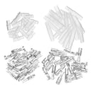 200x 4.0mm Bullet Male & Female Wire Terminals Connector with Insulation Cover