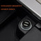 5V 2.4A Aluminum Alloy Dual USB Car Charger Power Adapter for Phones Tablet