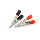10Pcs Alligator Clips Vehicle Battery Test Lead Clips Probes 48mm Red+Black OZ