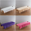 3pcs Super Soft Spa Massage Table Bedding Sheets Beauty Bed Cover 80x190cm