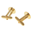 10 Pieces Cufflinks Blanks Pads Jewelry Making Mens Cuff Links DIY Findings