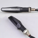 4PCS Motorcycle 12 LED Turn Signal Indicator Blinkers Light Amber AU