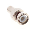2x BNC Male to RCA AV Female Coaxial Connector Adapter for CCTV Camera FBES