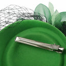 Hair Clip Headband Pillbox Hat Bowler Feather Flower Veil Wedding Party Hat X8H9