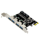 4 Port Usb 3.0 Pci Express Expansion Card Pcie Pci-E Usb 3.0 Host Controlle N9U7