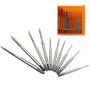 10pcs Micro Machine Tap Clock Watch Watchmaker Repair Tools Screw Thread M1-M3.5