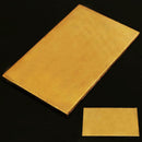 Golden Brass Metal Thin Sheet Plate Welding 60x100x3mm Metalworking Craft dsh