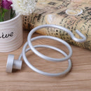 Hair Dryer Rack Aluminum Wall Mounted Bathroom Flat Spiral Stand Holder Hanger