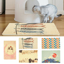 Pet Cat Litter Box Mat Pet Cage Sleeping Carpet For Cat Dog  Fish Flag