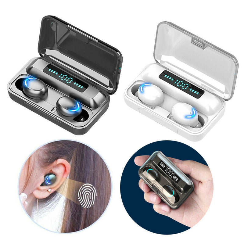 F9   Bluetooth 5.0 Earphones 350mAh  Wireless Stereo Earpieces 2set