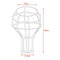 Wire Frame Pendant Light Loft Ceiling Lamp Shade Home Decor Lamp Covers Home Bar