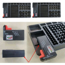 Large Capacity Battery Organizer With Removable BT-168 LCD  Storage Box