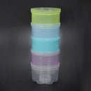 4 Layers Milk Powder Case Formula Dispenser Kids Baby Feeding Travel Contai