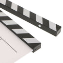 Acrylic Plastic 30x25 cm/11.8x9.8 inch Director Film Clapboard Cut Action Scene