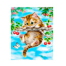 Cartoon Animal Cat 5D Diamond DIY Painting  Kit Home Decor Craft