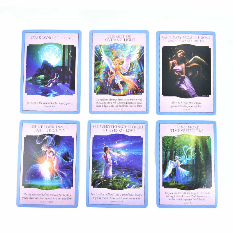 Love Light Divine Guidance Oracle 44PCS/Set English Tarot Card Set Board Gam Hn