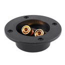 2-Way Speaker Car Box Terminal Round Spring Cups Connector Subwoofer Enclos V7T9
