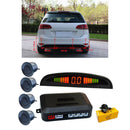 Car Reverse Parking  System with 4 Pieces Parking Sensors Distance Detection +