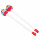 1 pair Drumstick Mallet Round Chip Design