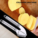 Stainless Steel Manual Garlic Presser Ginger Slicer Chopper Kitchen Gadgets