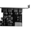 4 Port USB 3.0 to PCI Express Card Expansion Card Hub Controller Adapter