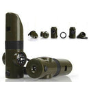 7 in 1 Survival Whistle with Compass LED Light Magnifier Outdoor Bushcraft Tool