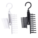 360Â° Rotating 20 Tie Belt Scarf Compact Hanger Rack Holder Organiser P&T ME