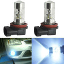 2X LED H11 Fog Light LED High Power 60W White Projector DRL Running Light