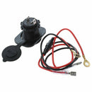 Cigarette lighter socket Outlet Motorcycle Car Truck With cable 12V-24V C4O6