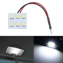 DC 12V 5050 6SMD LED White Light Car Interior T10 Festoon BA9s Lamp Panel Lights