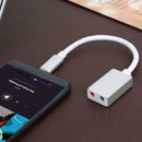 CableDeconn A0403 USB-C to 3.5mm AUX Stereo Mic 5.1 Channel Sound Card Cord