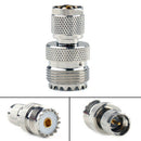 1Pc Mini UHF Male plug to UHF SO-239 Female straight RF Connector AdapterS Gw