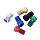 6Pcs Alloy Adapter Presta To Schrader Valve Adapter Converter Bicycle Bike