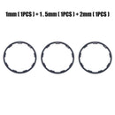 3pcs/set Flywheel Gasket Mountain Bike MTB Bottom Home Hub Washer Repair Grooved