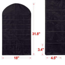 Hanging Jewelry Organizer, 2PCS Double Side 64 Pockets 36 Magic Tape Hook f X8A6