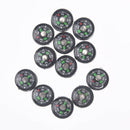 12pcs 12mm compasses portable handheld outdoor emergency survival compass MEBX