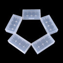 5X 18650 CR123A 16340 Hard Plastic Transparent Battery Case Box Holder Storag Ew