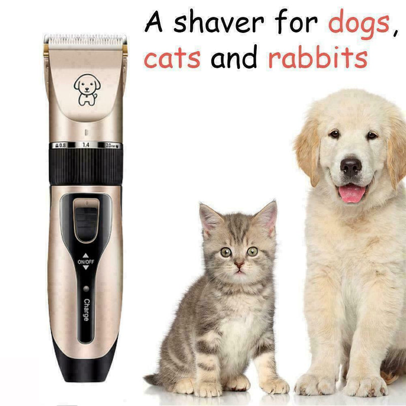 Pet Dog Cat Grooming Clippers Hair Trimmer Groomer Razor R3W5. Shaver Quiet D9O4