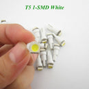 10x T5 LED Pure White Dashboard Gauge Wedge Instrument Panel Light Bulb74 1SMD
