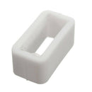 White Watch Strap Replacement Retaining Hoop Loop Rubber Retainer Clasp Buc Q2T6