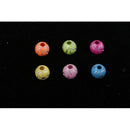 100pcs Fashion Flower Beads Spacer Beads Charm for DIY Jewelry Making 10mm