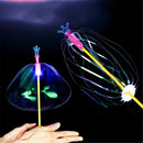 Rainbow Magic Stick Wand LED Bubble Flower Colorful Shining LigLJ Wand Stick.LJ