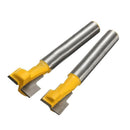 3x 2Pcs Matched Keyhole Cutter Router Bit Set 6mm Shank Woodworking DIY Tools
