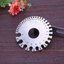 Stainless Steel 1-36 Round AWG SWG Wire Ruler Gauge Diameter Measurer Tool