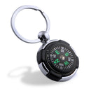 Acrylic Snap Compass Keychain Car Key Ring key Chain Survival Hiking Camp Tool