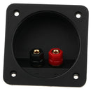 2-Way Speaker Box Terminal Binding Post, Square Connector (80-Red & Black)