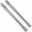 Easy Install, Heavy Duty, Straight Metal Dual Wheel Valve Stem Extensions f