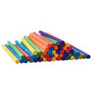 50x Rainbow Color Popsicle Art Craft Sticks Wooden Treat Sticks DIY Gifts