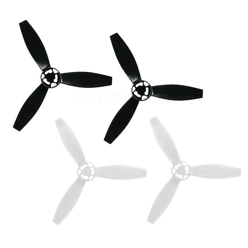 4 Propellers Props Replacement Parts Blades For Parrot Bebop 2 Drone Black  L3D3